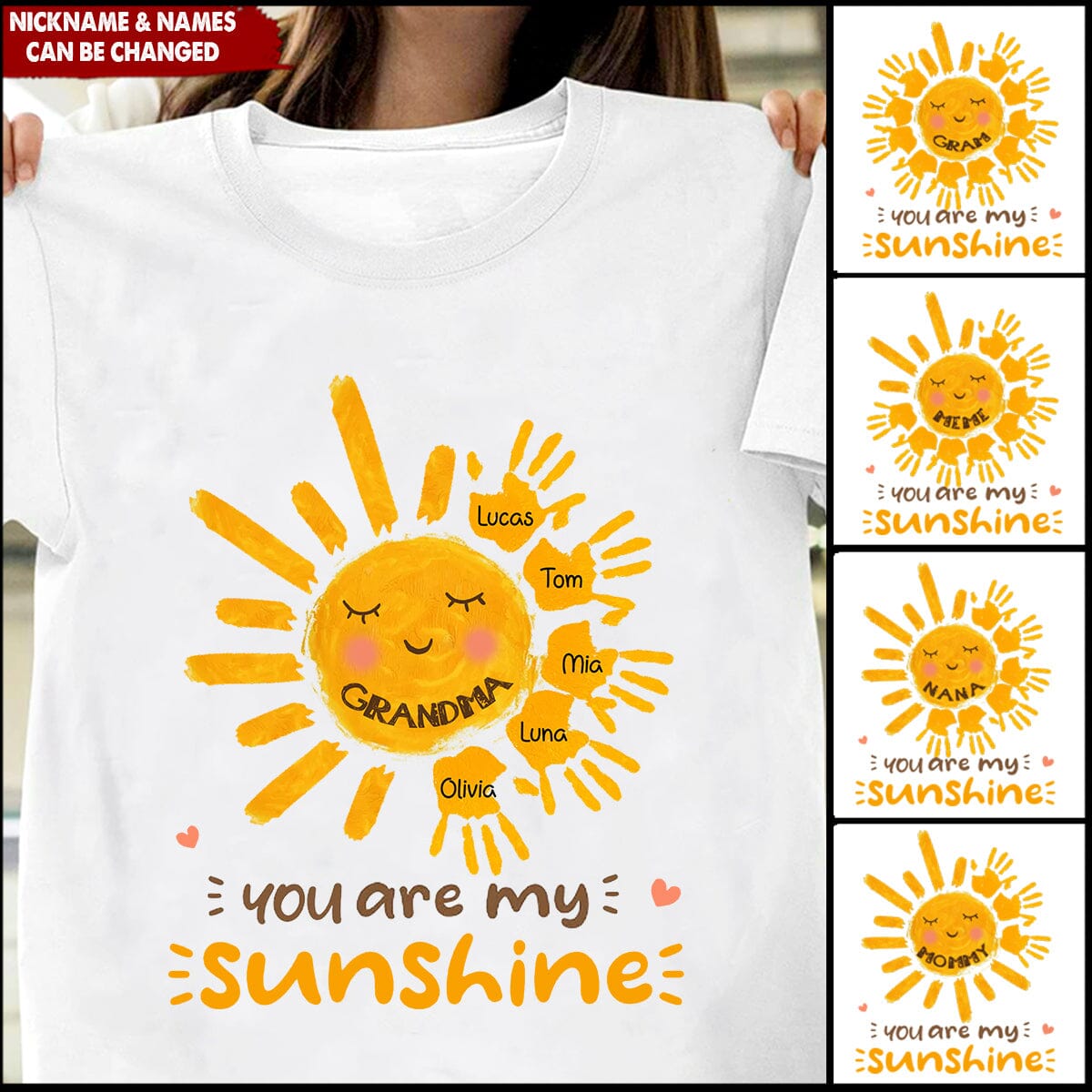 You Are My Sunshine Personalized Shirt