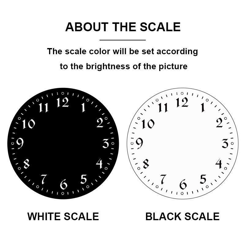 Custom Photo Wall Clock Round Clock with Pet Photo for Home Keepsake Gift