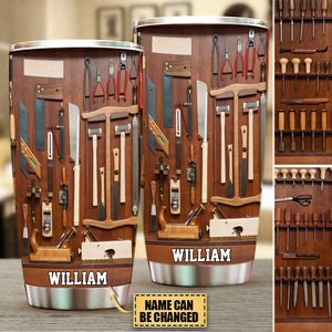 Personalized Carpenter Toolbox Tumbler