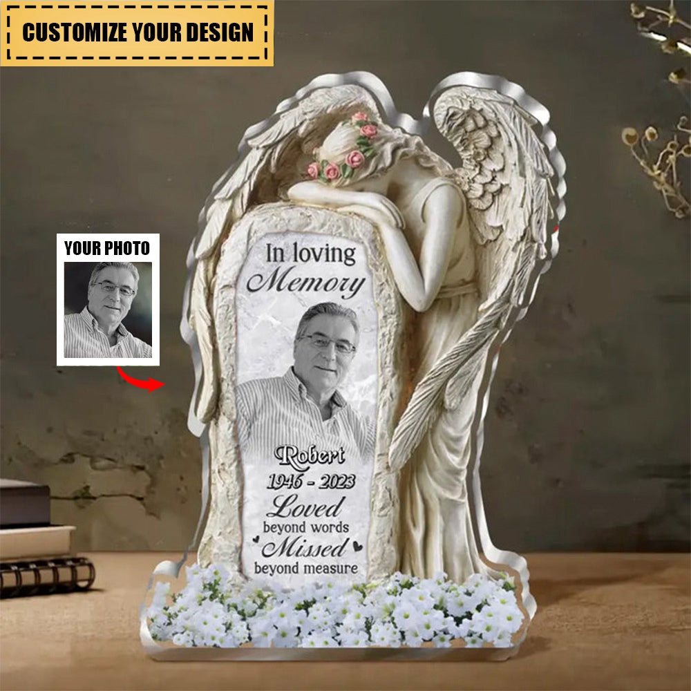 Upload Photo - Personalized In Loving Memory Acrylic Plaque - Memorial Gift For Christmas/ Family Member
