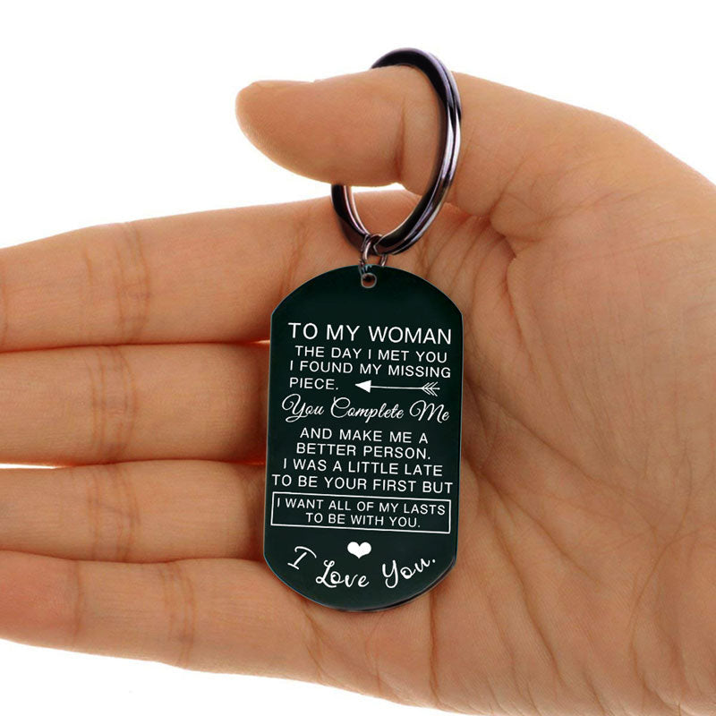 For Husband - I Want All Of My Lasts To Be With You Keychain