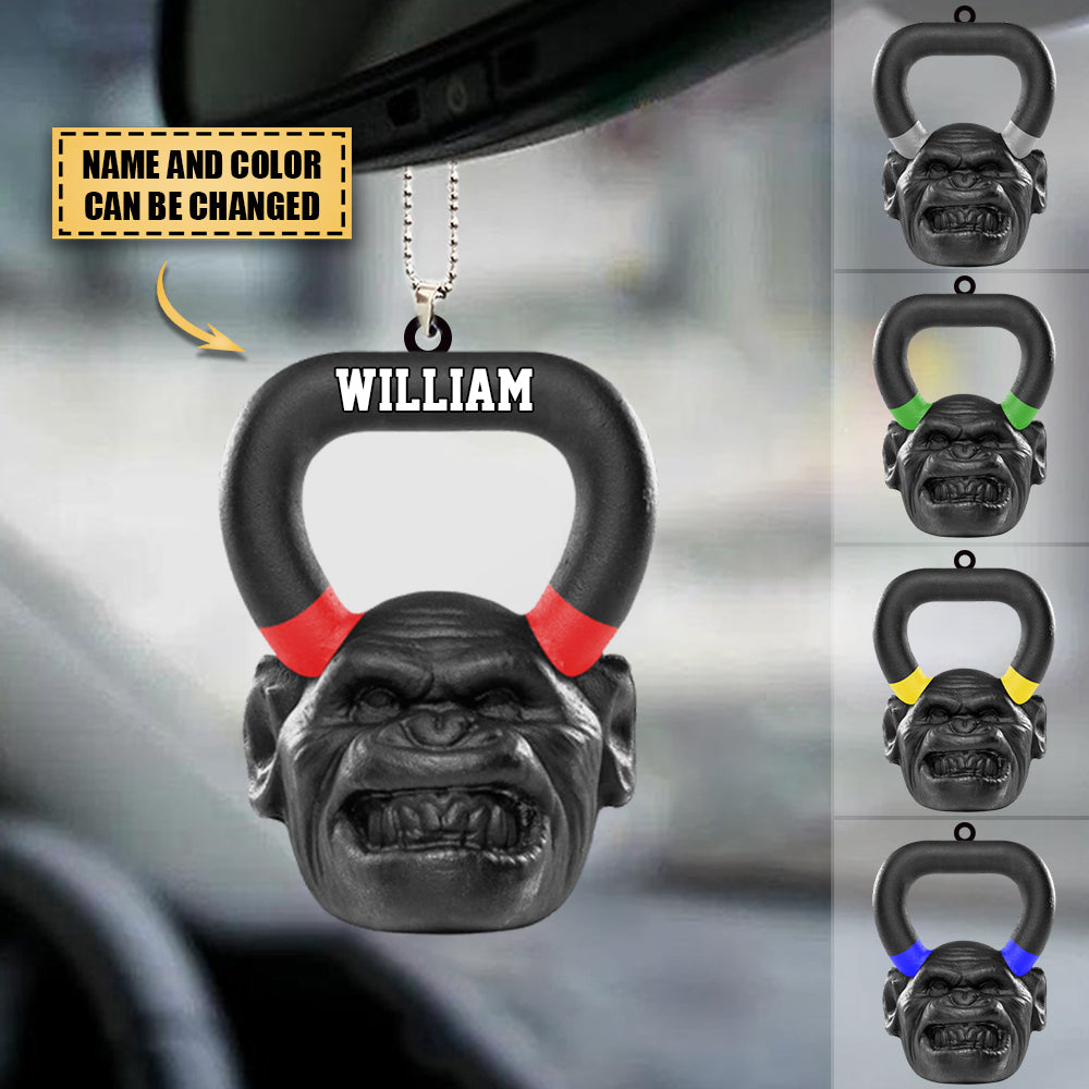 Gym Fitness Personalized Acrylic Car Hanging Ornament