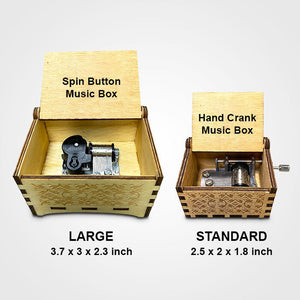 Custom Photo My Favorite Place Is Next To You - Couple Personalized Custom Music Box - Gift For Husband Wife, Anniversary