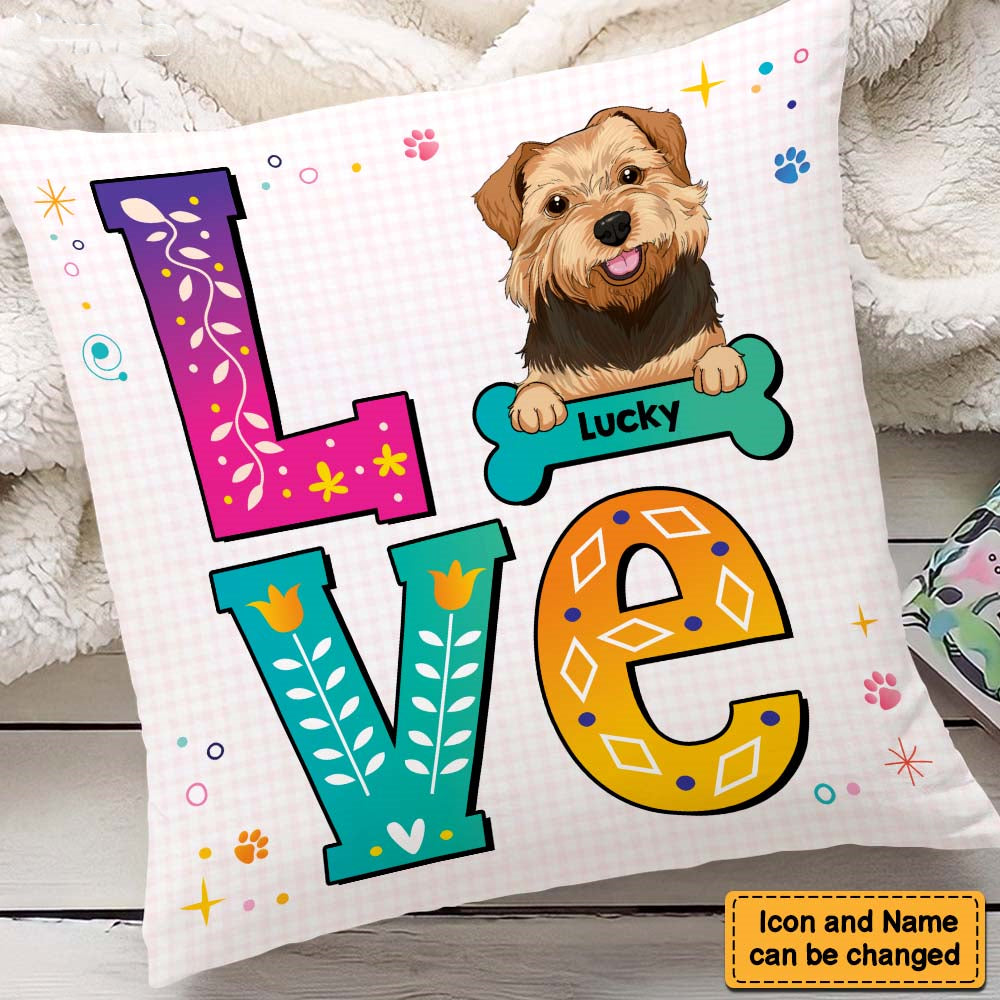 Gift For Dog Lover Pillow