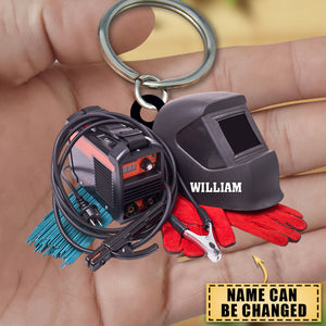 Personalized Welder Equipment-Personalized Keychain