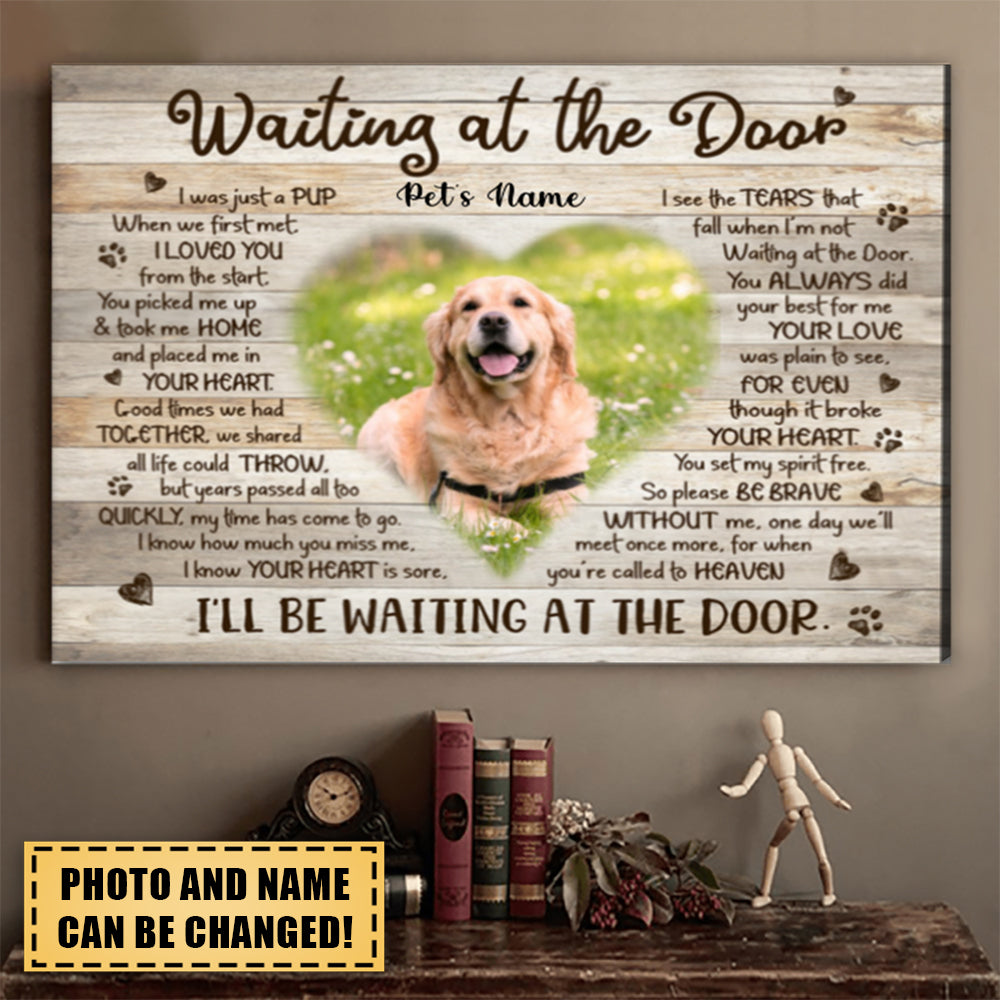 Customized Pet Memorial Canvas Prints, Pet Bereavement Gifts, Multiple Poem Personalized Poster