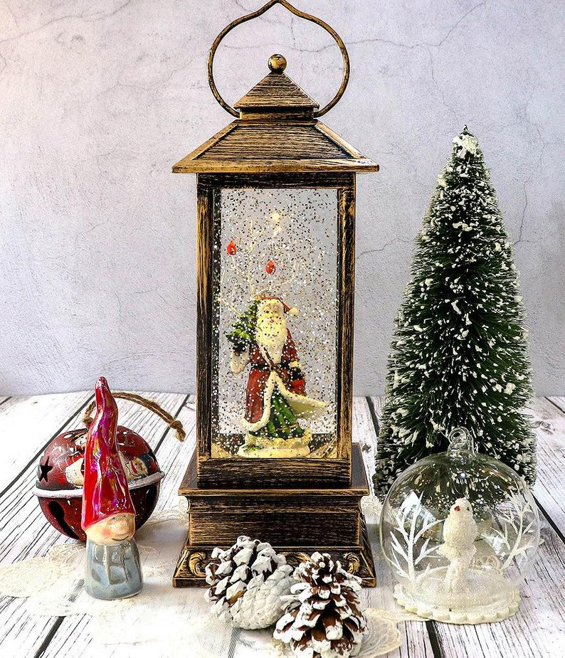 Early Christmas Sale-LED Lighted Spinning Christmas Lantern