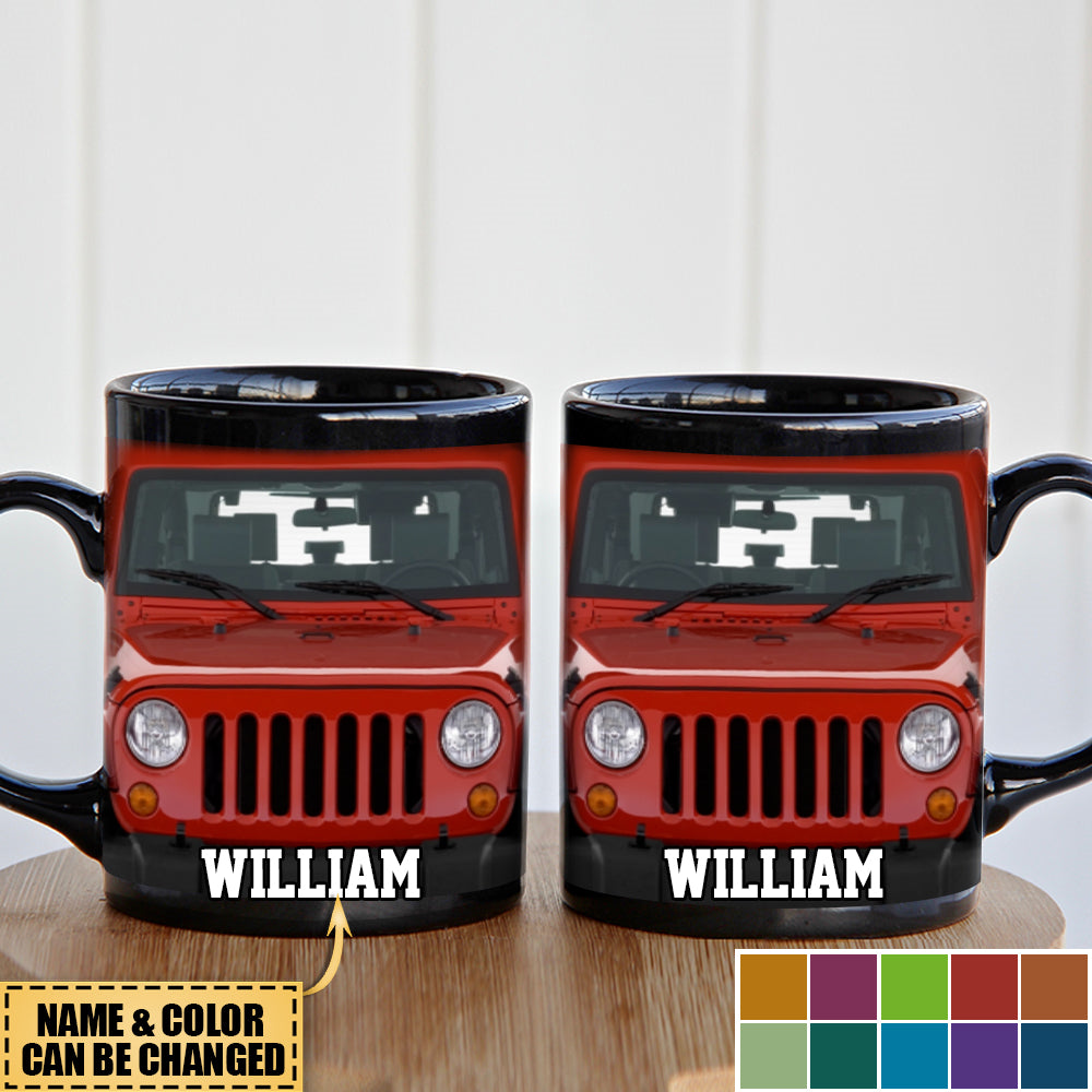 Personalized Off-Road Car Ceramic Mug