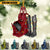 Personalized Horse Riding Bag Acrylic Ornament