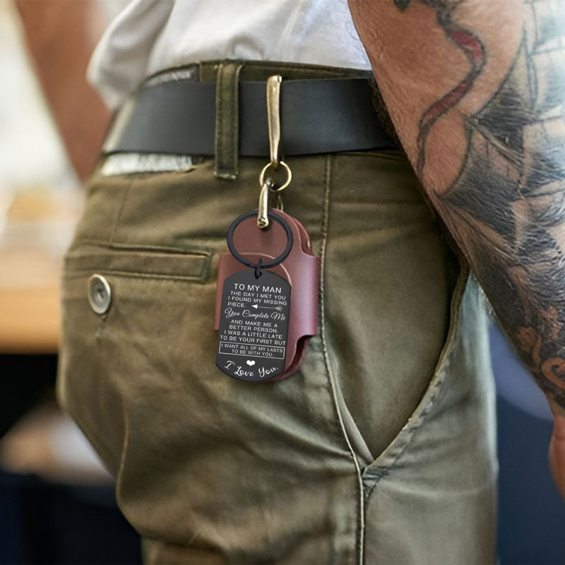 For Husband - I Want All Of My Lasts To Be With You Keychain