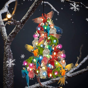 Parrot lovely tree gift for parrot lover gift for bird lover ornament