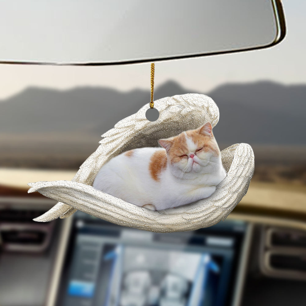Exotic Shorthair sleeping angel Exotic Shorthair lovers cat moms ornament
