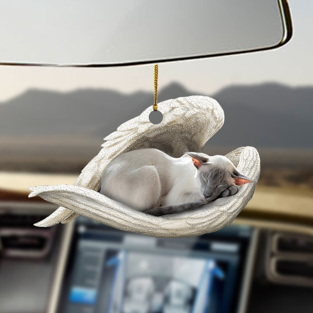 Oriental Shorthair sleeping angel Oriental Shorthair lovers cat moms ornament