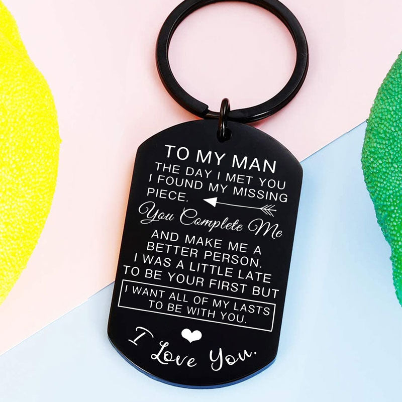 For Husband - I Want All Of My Lasts To Be With You Keychain