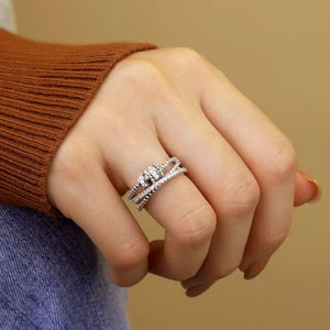 FOR DAUGHTER/GRANDDAUGHTER - DRIVE AWAY YOUR ANXIETY FIDGET RINGS