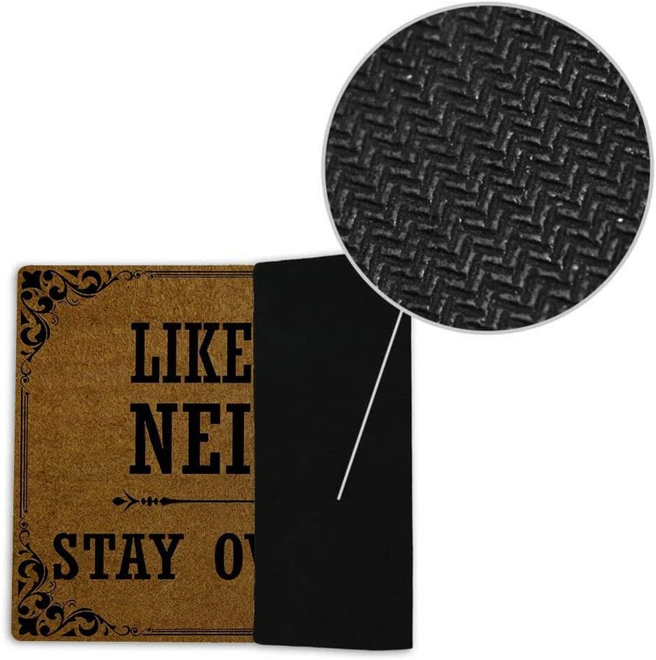 Like A Good Neighbor Stay Over There Funny Door Mat