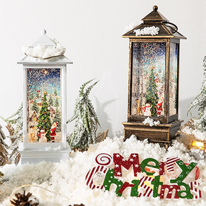 Early Christmas Sale-LED Lighted Spinning Christmas Lantern
