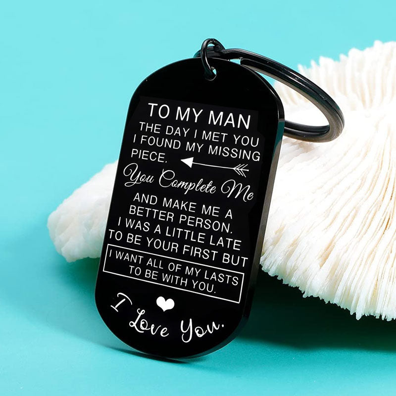 For Husband - I Want All Of My Lasts To Be With You Keychain