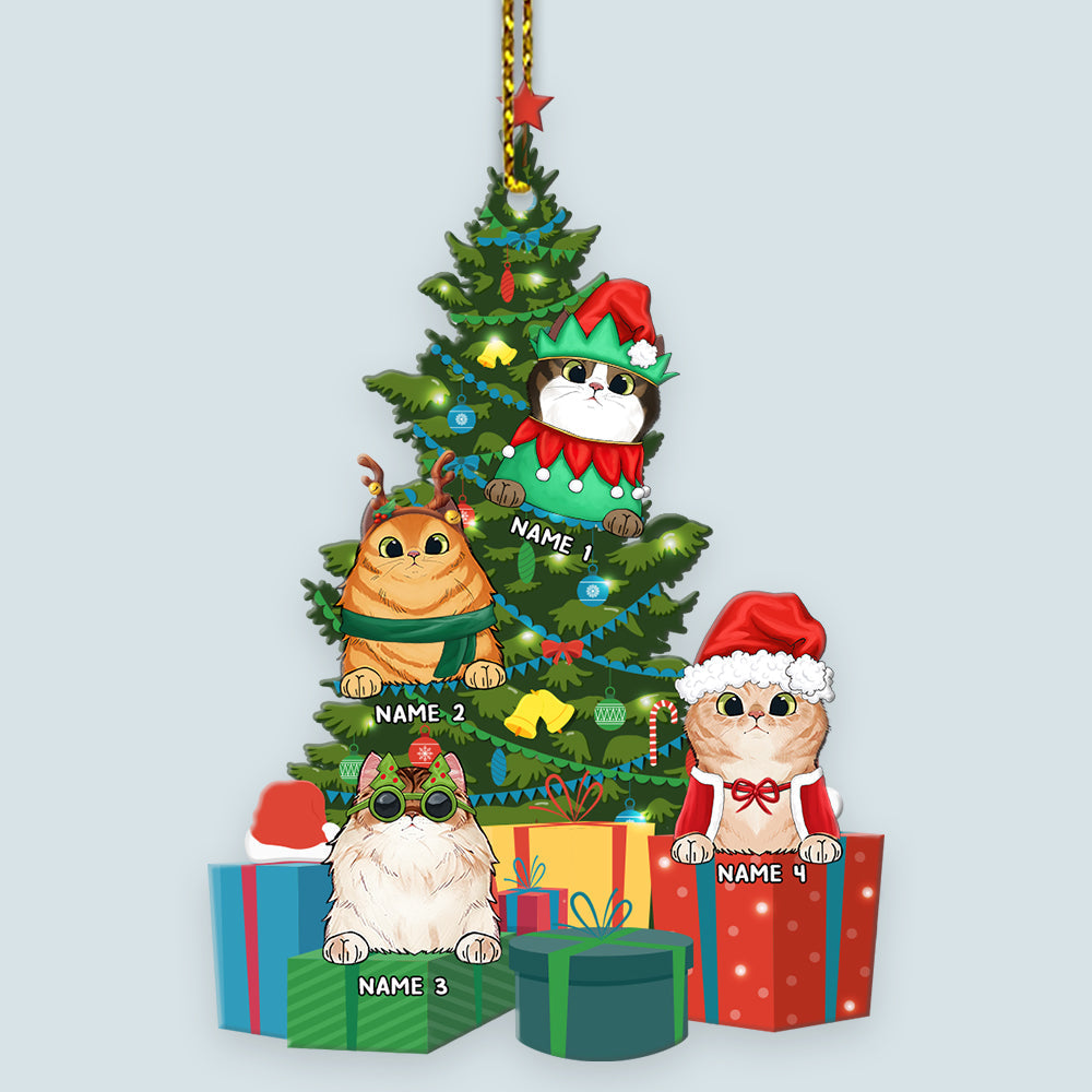 Customized Catmas Tree - Personalized Ornament