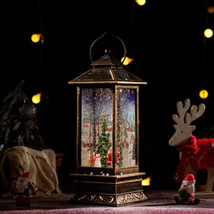 Early Christmas Sale-LED Lighted Spinning Christmas Lantern