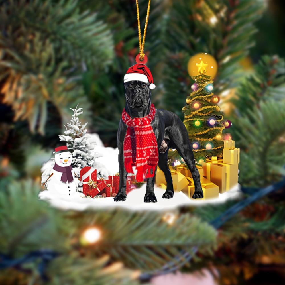 Cane corso christmas online ornaments