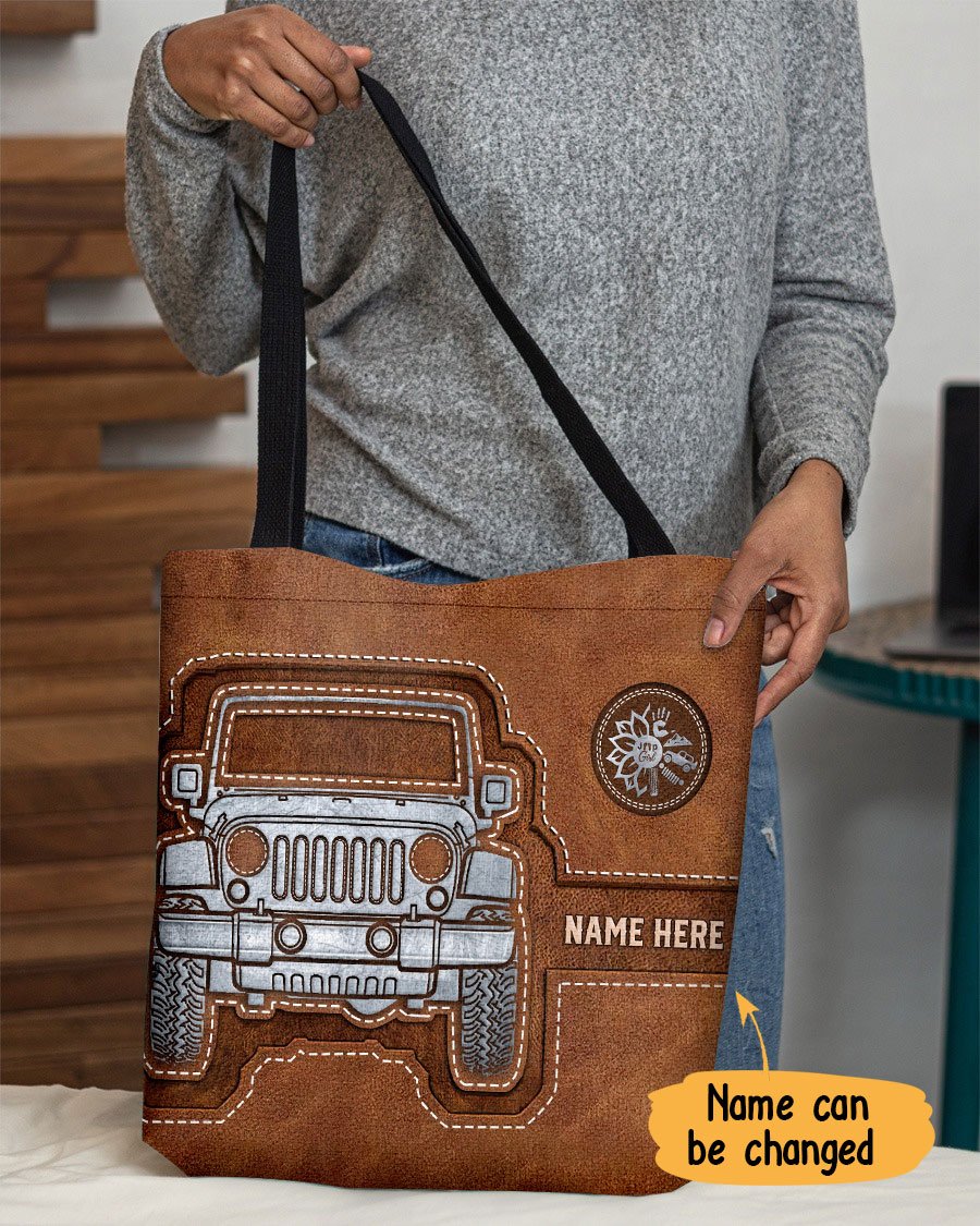 Personalized Off-Road Girl Tote Bag