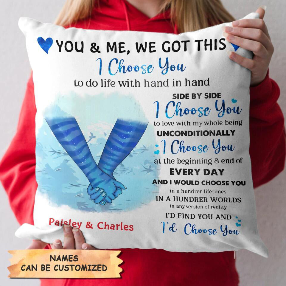 Personalized Pillow Case - Gift For Couple - You And Me We Got This