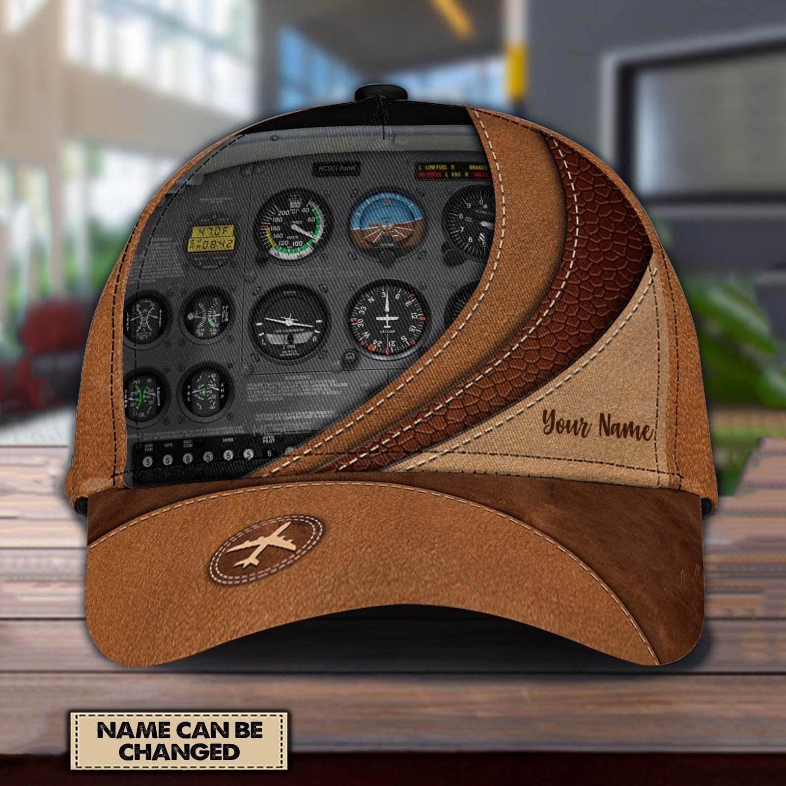 Personalized Pilot Classic Cap, Personalized Gift for Pilot