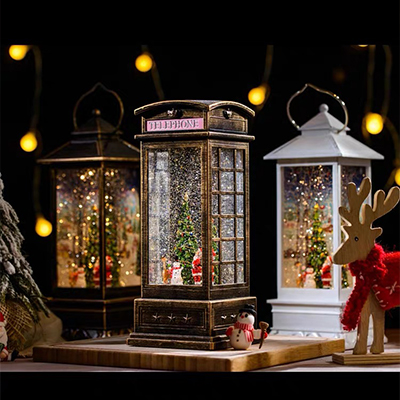 Early Christmas Sale-LED Lighted Spinning Christmas Lantern