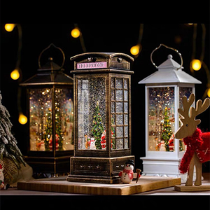 Early Christmas Sale-LED Lighted Spinning Christmas Lantern
