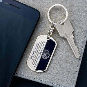 To My Badass Daughter - Keychain