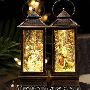 Early Christmas Sale-LED Lighted Spinning Christmas Lantern