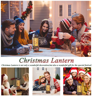Early Christmas Sale-LED Lighted Spinning Christmas Lantern