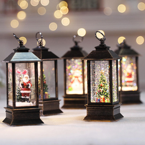 Early Christmas Sale-LED Lighted Spinning Christmas Lantern