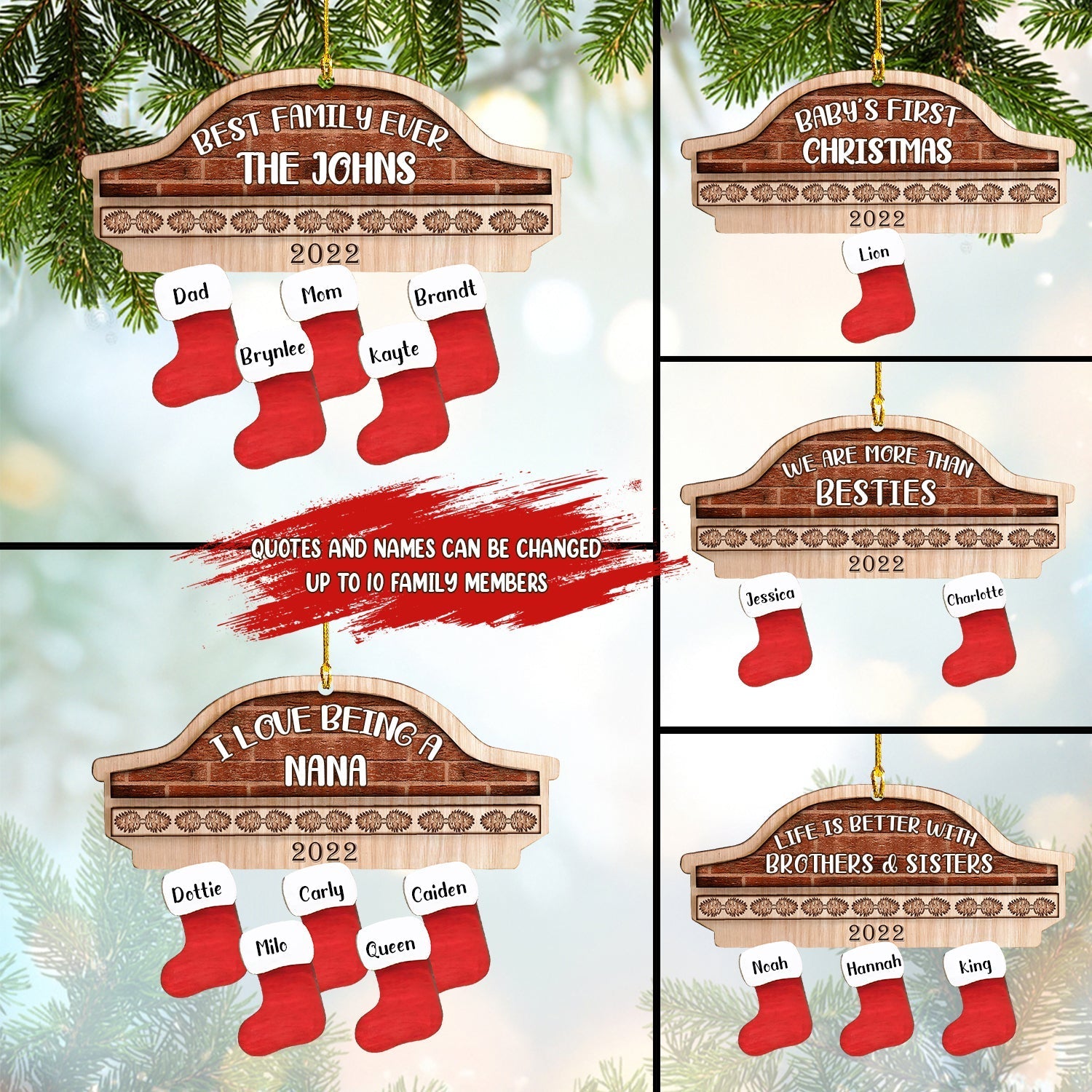 Christmas Gifts For Your Family And Loved Ones Custom Shaped Ornament