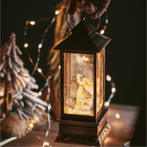 Early Christmas Sale-LED Lighted Spinning Christmas Lantern