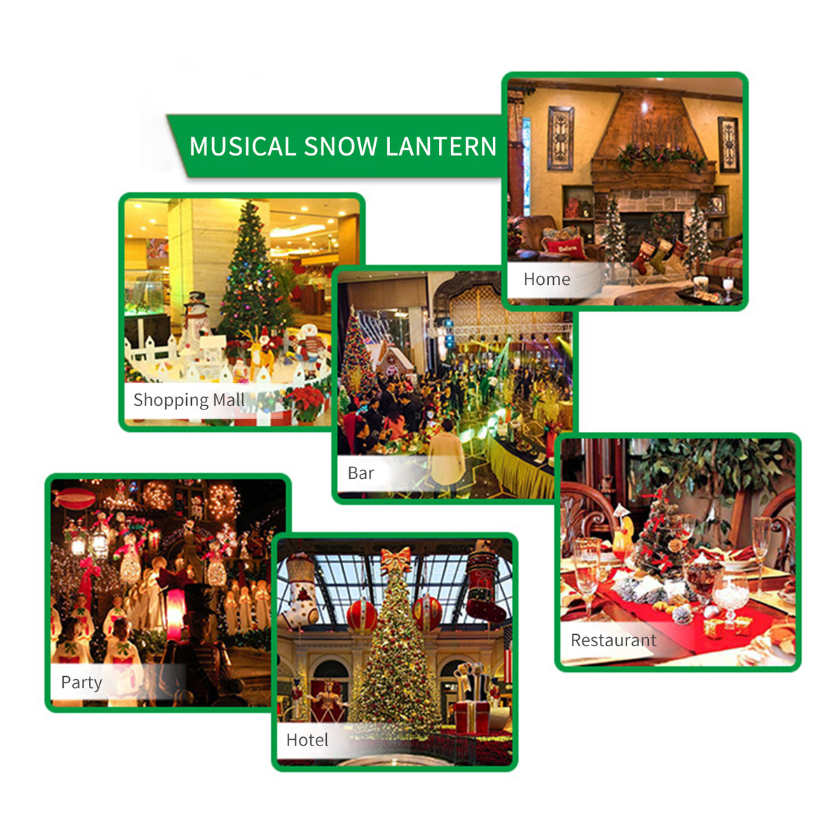 Early Christmas Sale-LED Lighted Spinning Christmas Lantern