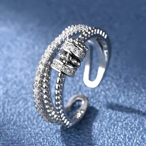 FOR DAUGHTER/GRANDDAUGHTER - DRIVE AWAY YOUR ANXIETY FIDGET RINGS