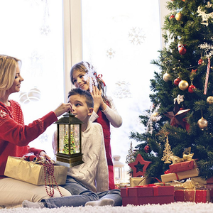 Early Christmas Sale-LED Lighted Spinning Christmas Lantern